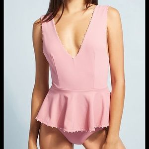 Marysia Peplum One-Piece Swimsuit